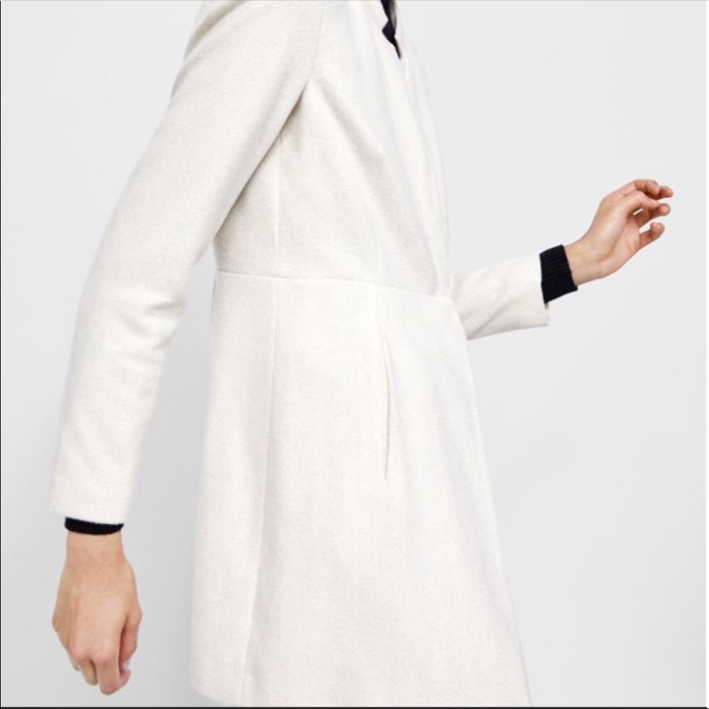 Zara Herringbone Frock Coat - image 5